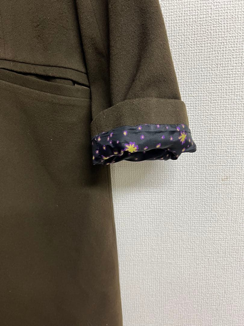 KENZO ウールカシミヤ ロングコート 星柄総裏地 - メルカリ