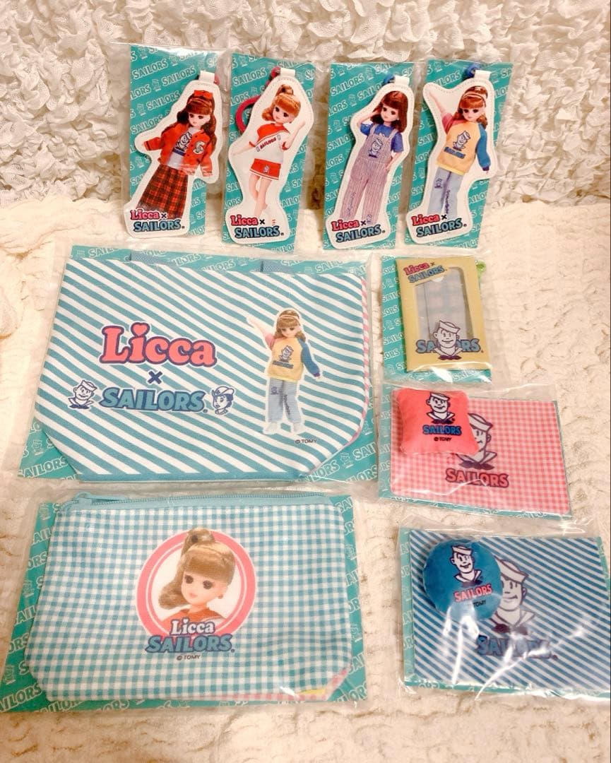 リカちゃんくじ セーラーズ 9個セット ダイカットキーチェーン 一番