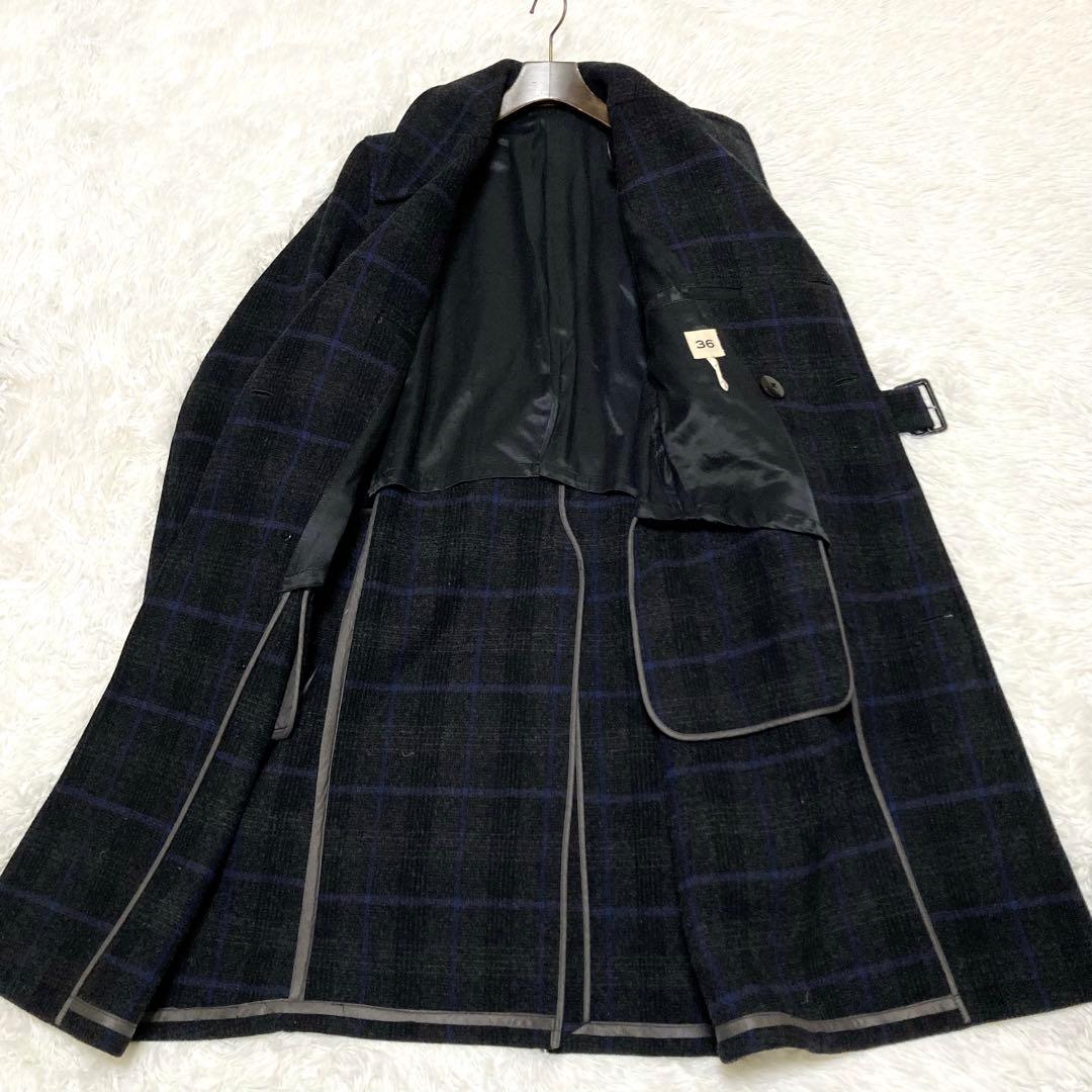 ★美品★【SCYE BASICS】モーターサイクルコート トレンチコート