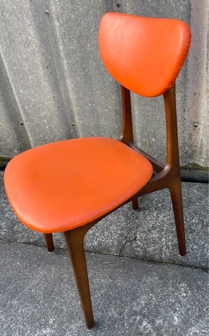 ビンテージ/昭和レトロ/ミッドセンチュリー/ダイニングチェア/チェア/椅子/①