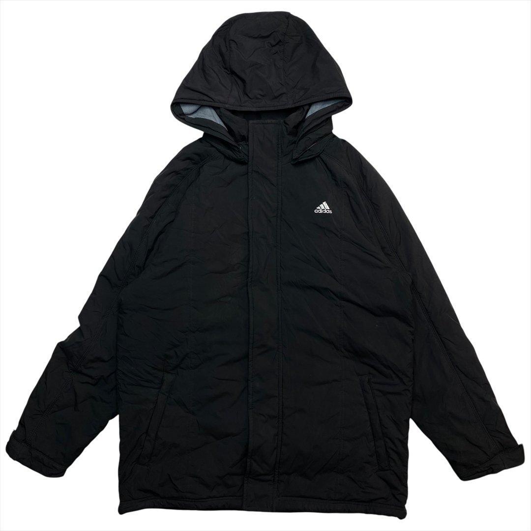 adidas アディダス 裏ボア 中綿 パデッド ジャケット メンズ L 古着