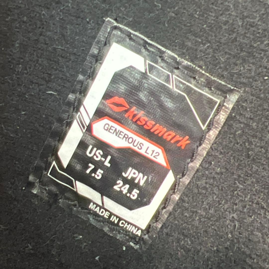 5回使用 24.5cm KISSMARK TGF ダイヤル スノーボードブーツ