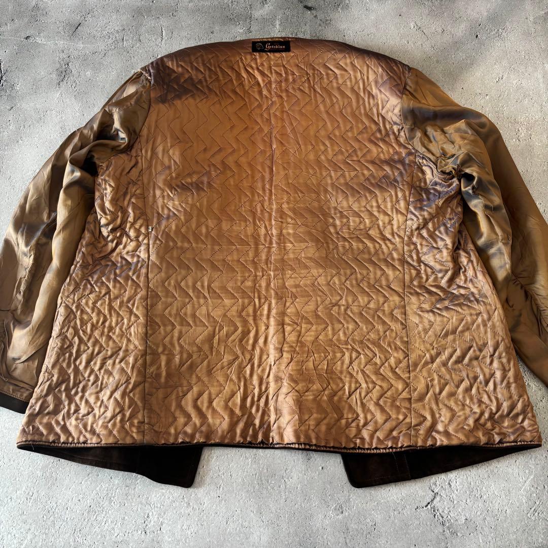 40s Swedish Vintage ゴートスキン スエード ダブルジャケット - メルカリ