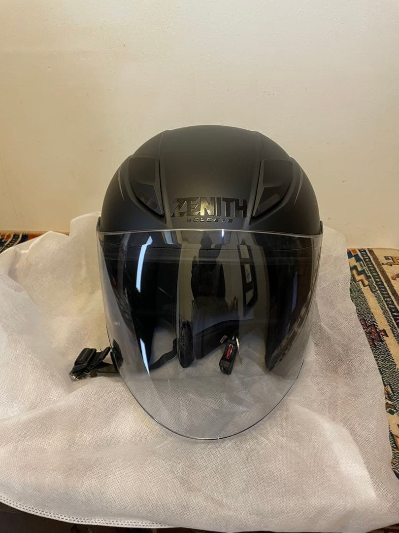 ZENITH ジェットヘルメットYJ-20 グラフィックGF-02シルバーXXL 90791-23613 YJ-20 ZENITH(ゼニス) グラフィック ジェットヘルメット