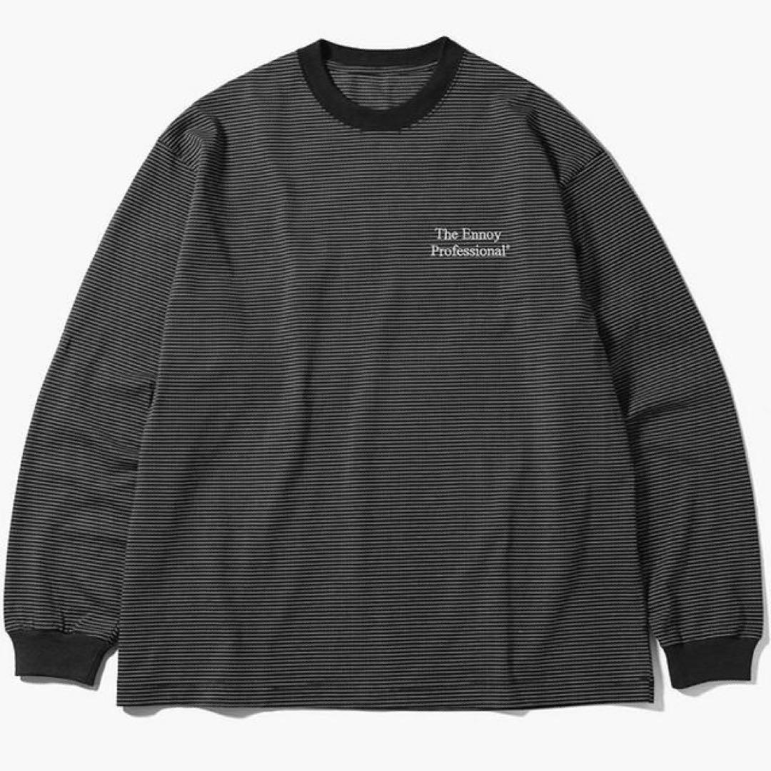 ENNOY エンノイ サイズL 23SS L/S Border T-Shirt - メルカリ