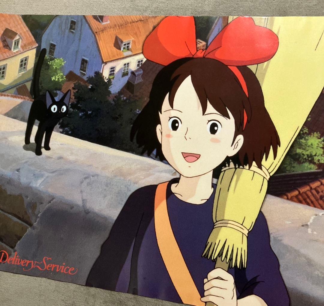 魔女の宅急便』ポスター ジブリ 宮崎駿 キキ ジジ 映画 近藤勝也 近藤