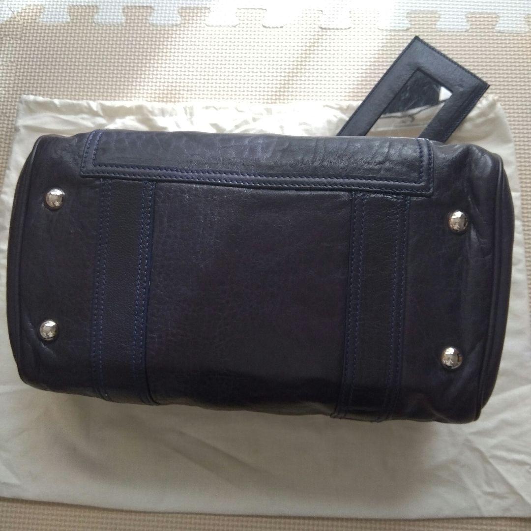 バレンシアガ　ホイッスル　ボストンバッグ　レザー　イタリア製