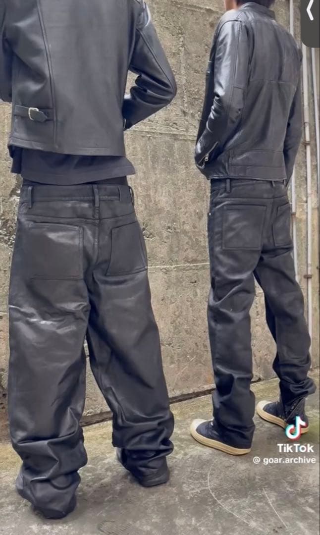 goar.archive strapped baggy pants sizeM - メルカリ