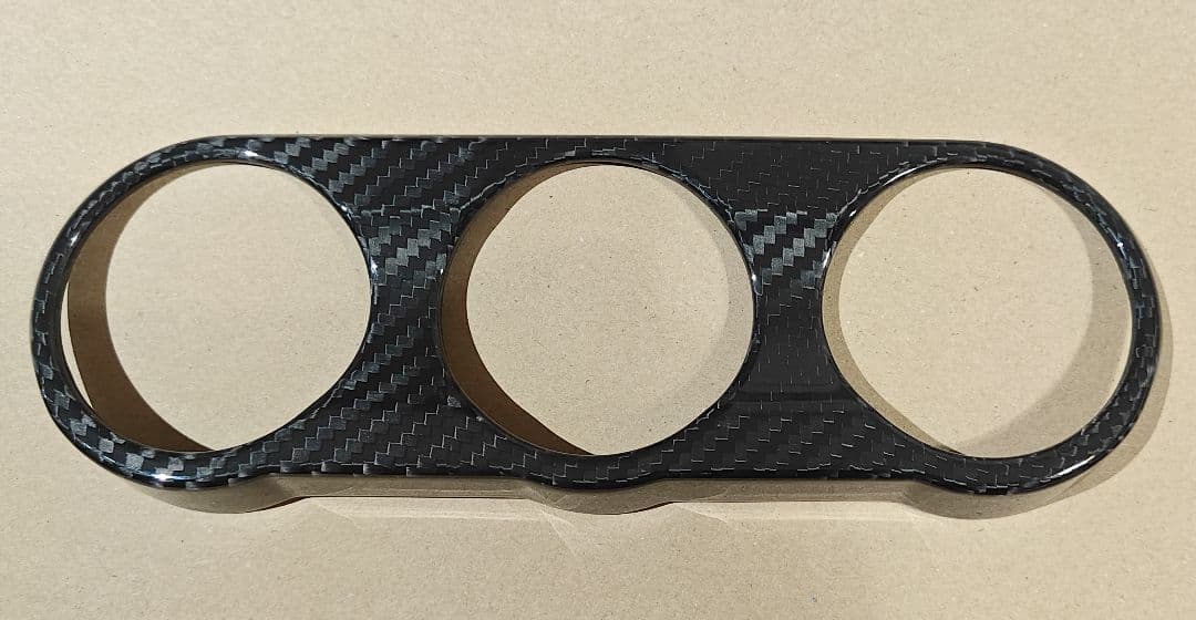 AXIS-PARTS　ドライカーボン製 エアコンスイッチパネルカバー