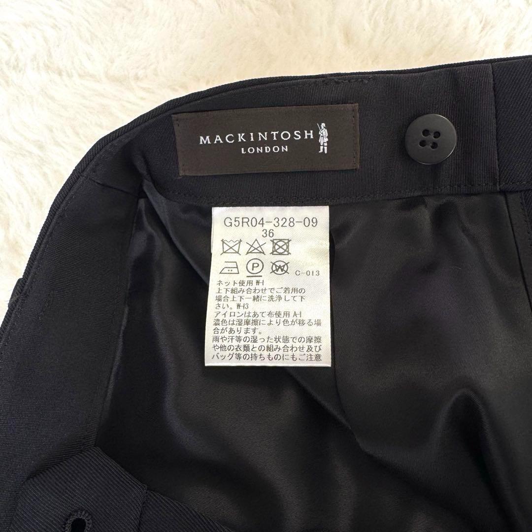 【美品】マッキントッシュロンドン　セットアップ　パンツスーツ　ノーカラー　36