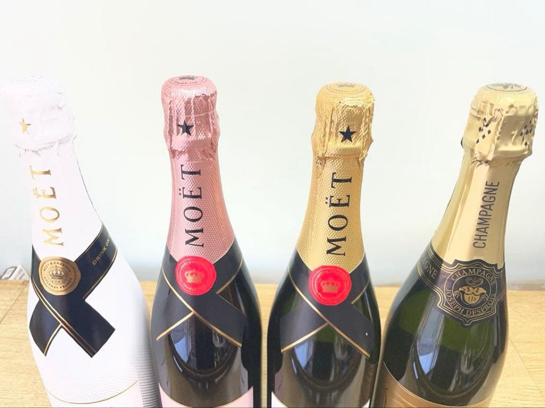 MOËT & CHANDON シャンパン 4本セット - メルカリ