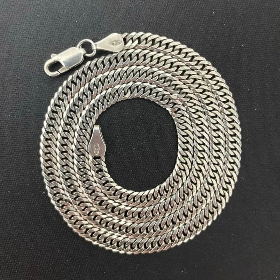 シルバー925 8面トリプル 喜平ネックレス 13g