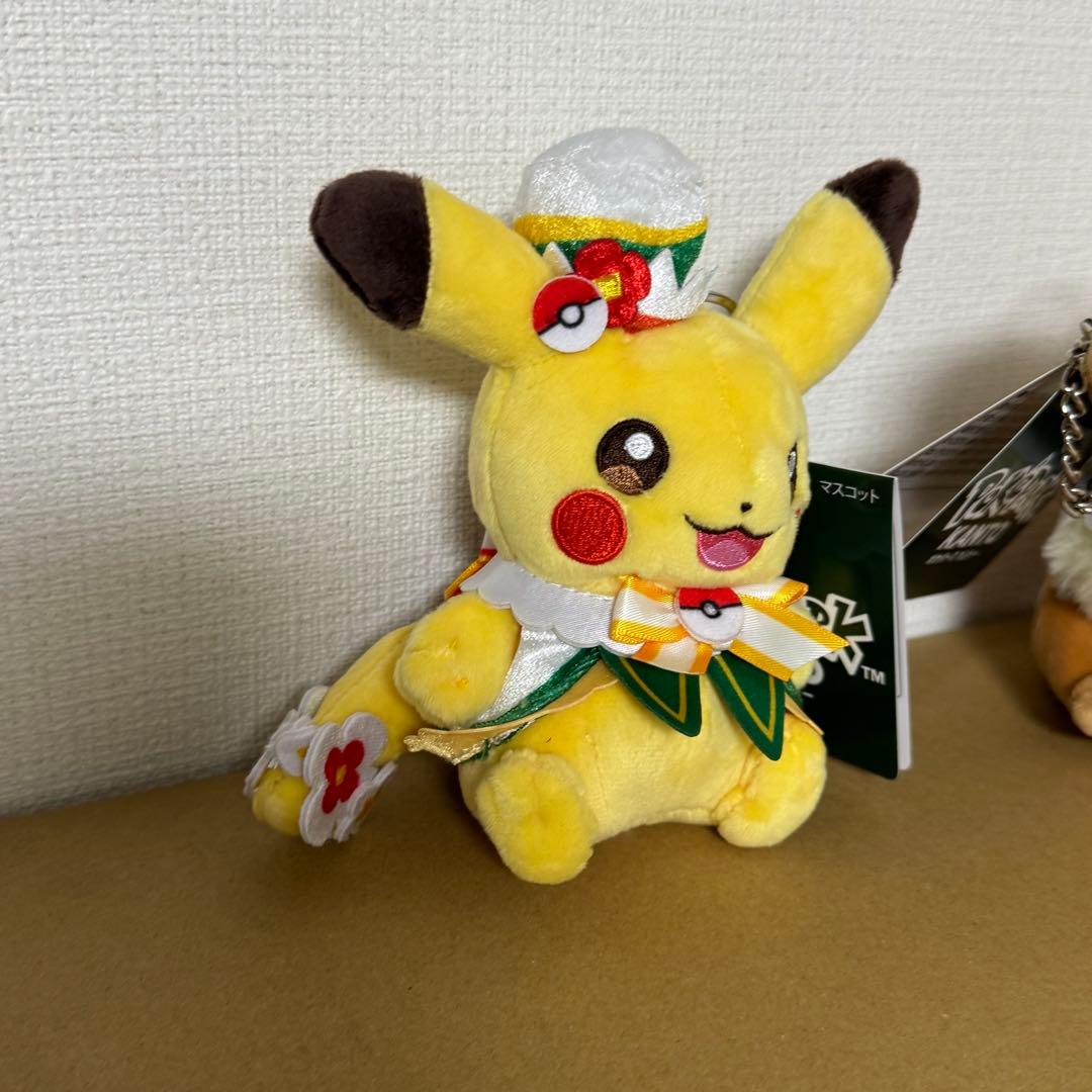 ポケパークカントー カーニバル衣装 ピカチュウ イーブイ マスコット 2