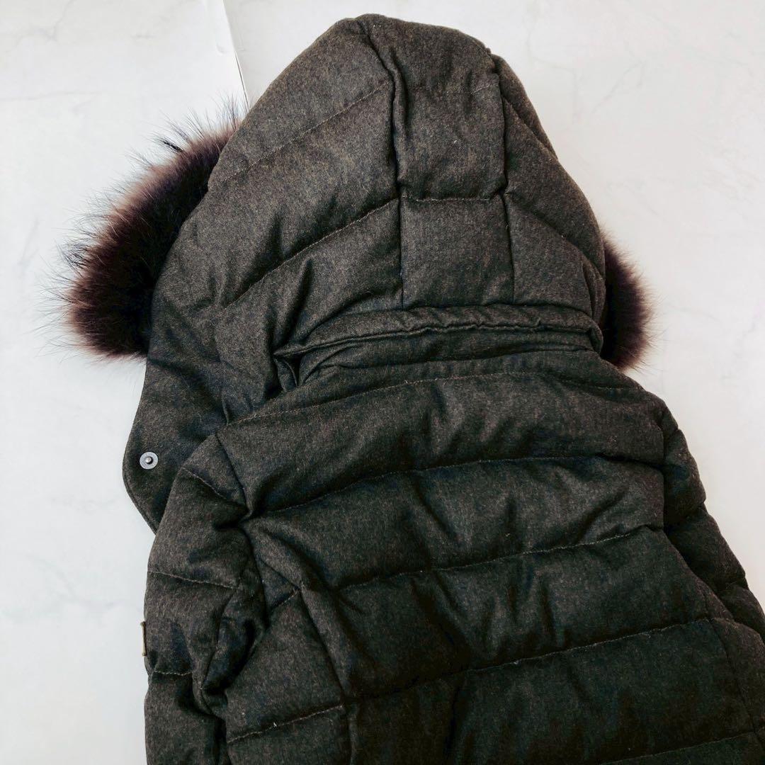 極美品✨️タトラス ラビアナ ダウンコート ダークブラウン サイズ01