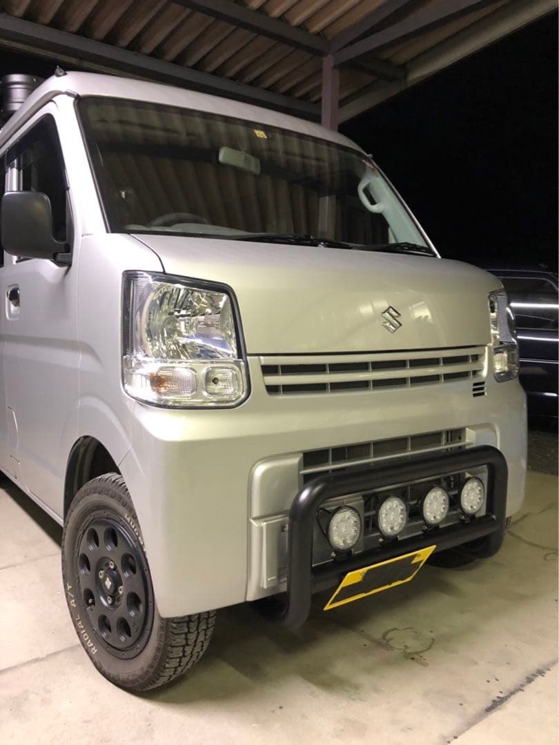 17v.17w.64v.64wエブリィフロントパイプバンパー、フォグランプ付