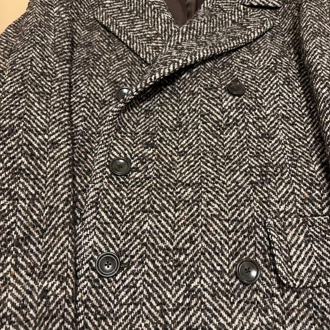 TAGLIATORE ヘリンボーン ダブルブレストコートMENS - メルカリ