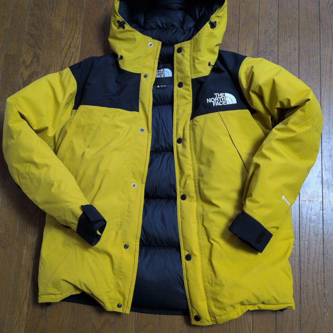 THE NORTH FACE ダウンジャケット XL イエロー・ブラック NWOT The North Face Nuptse Jacket 700 Down Puffer Size XL Yellow
