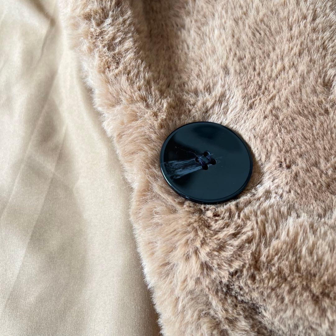 入手困難♡ 完売品 ZARA ザラ テディベア 女優襟 エコファー コート M
