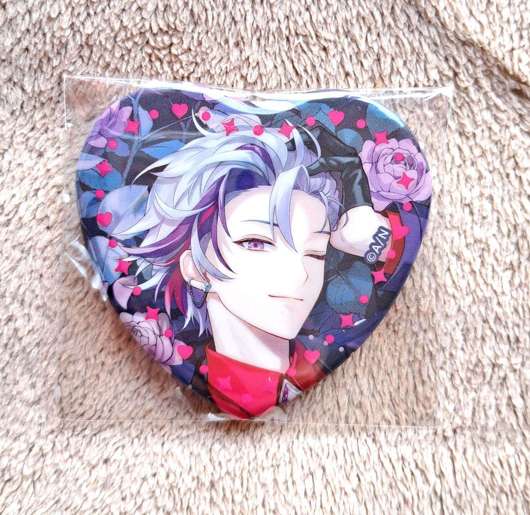 にじさんじ バレンタイン Rose Valentine 不破湊 ハート型缶バッジ