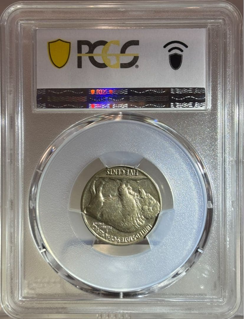 1937年インディアンヘッドバッファローニッケル5セント PCGS認証