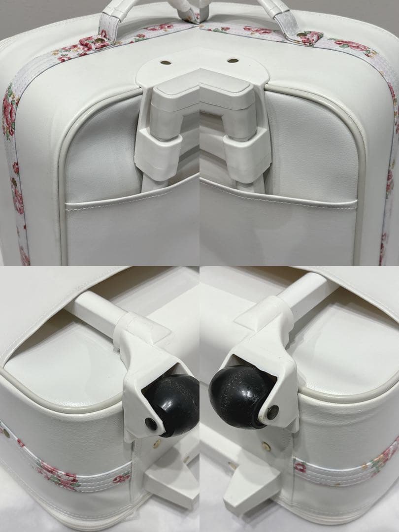 リズリサ LizLisa キャリーケース 花柄 レース フリフリ 地雷系 白