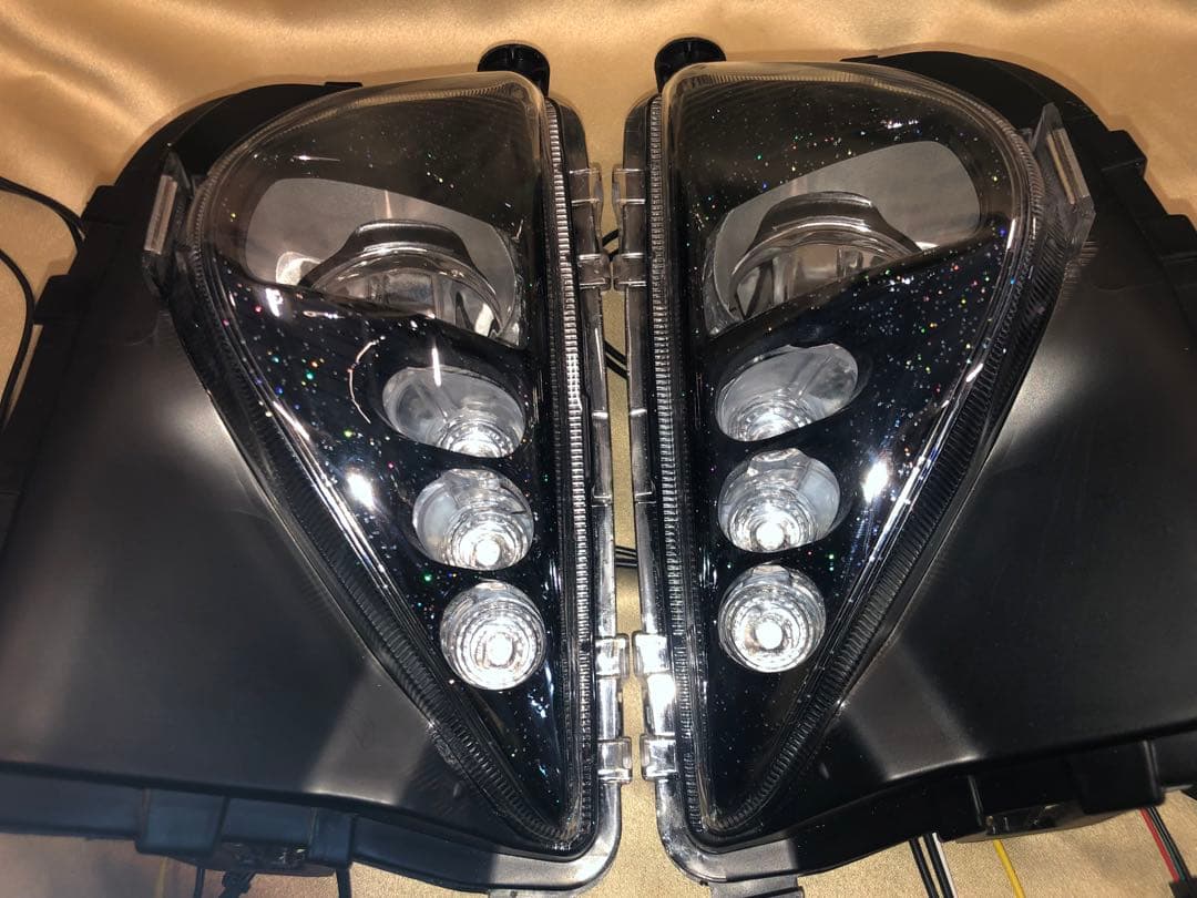 在庫1!プリウス50 ブラック+ラメAP RGBカラーチェンジ　h11バルブ交換