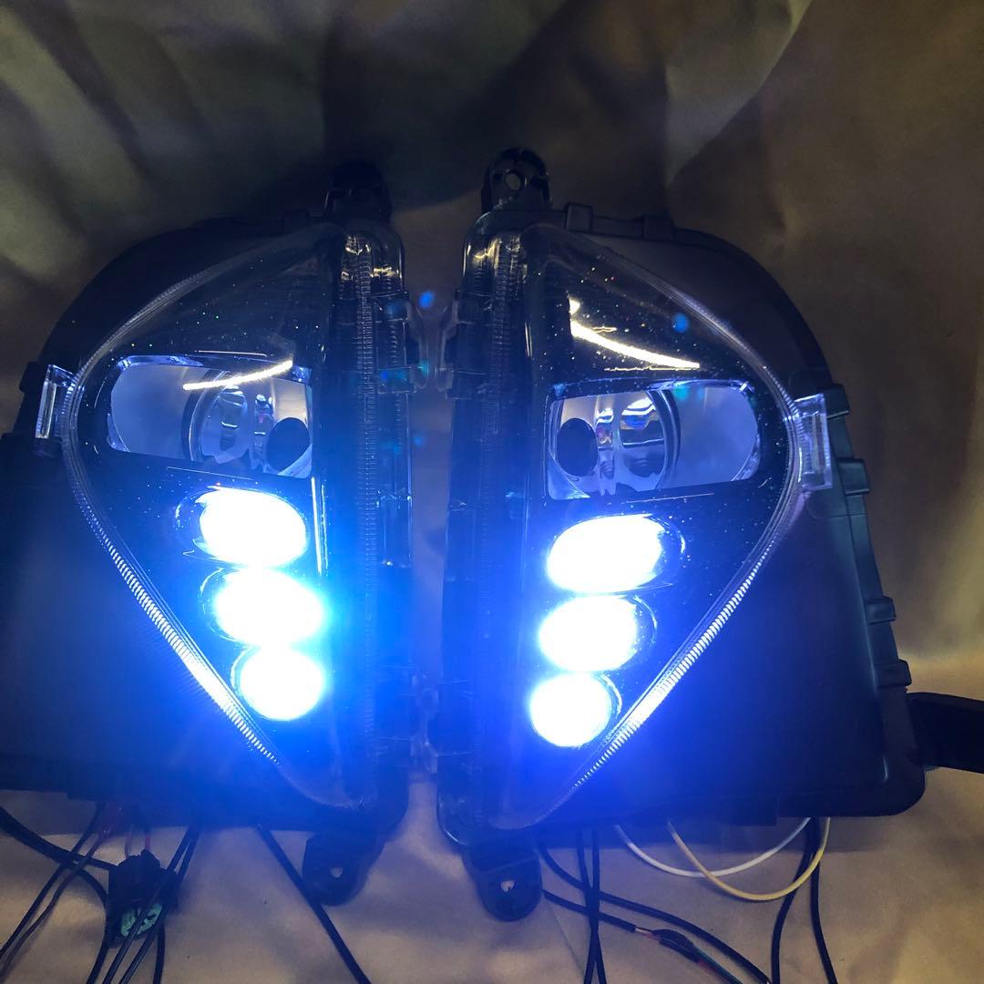 在庫1!プリウス50 ブラック+ラメAP RGBカラーチェンジ　h11バルブ交換