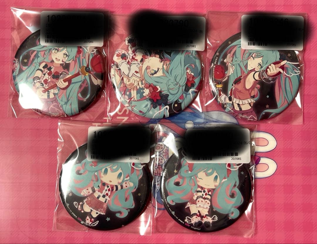 初音ミク 新潟 花火 夜空プログラム2024 荻pote 缶バッジ - メルカリ