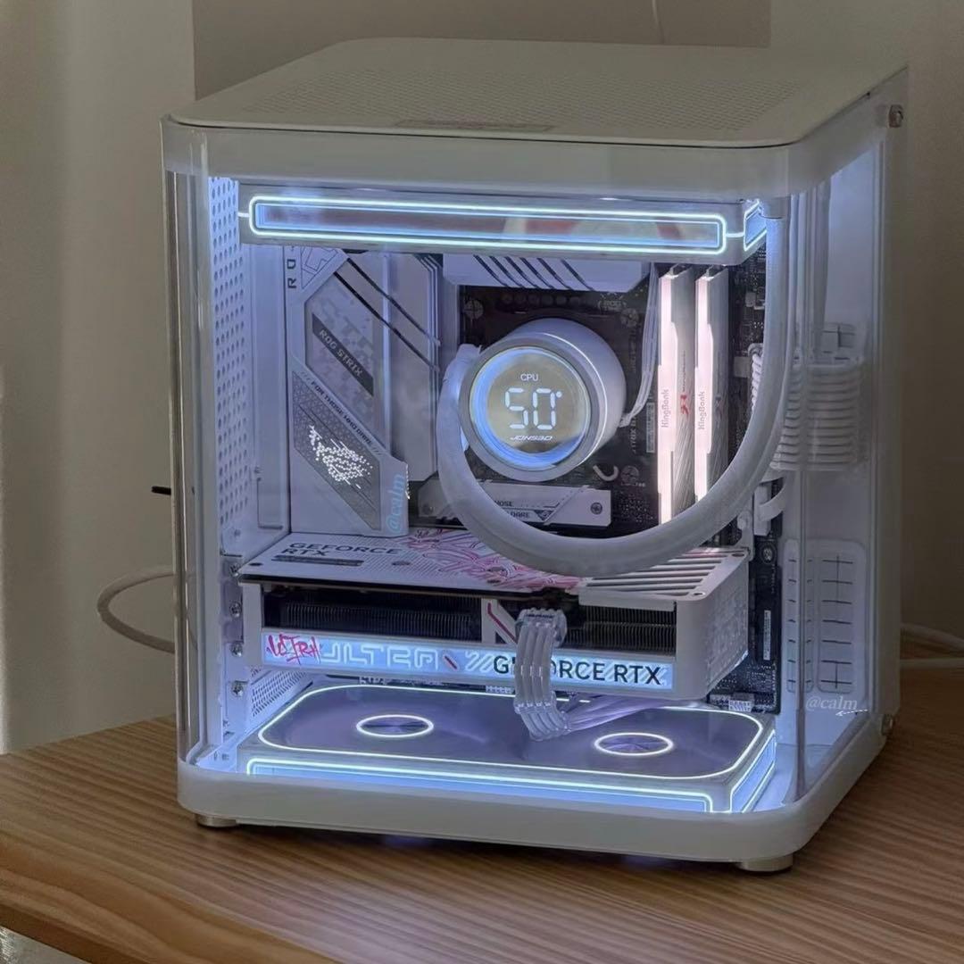 Jonsbo TK-1ケース　ZA-240 TH-240ARGB セット Amazon.com: JONSBO TK-1 White Micro ATX Mini Tower Computer CASE