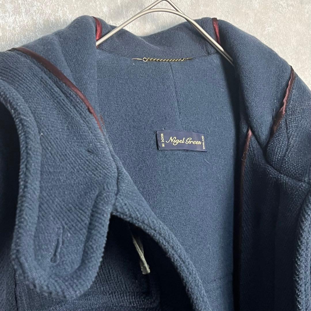 一点物 ムーアブルック ダッフルコート ブルー 英国モデル nigelgreen