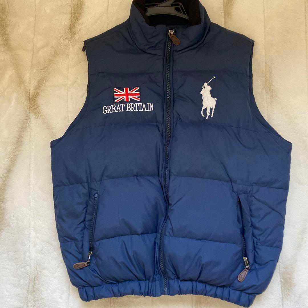 Polo by Ralph Lauren ネイビーダウンベスト - メルカリ