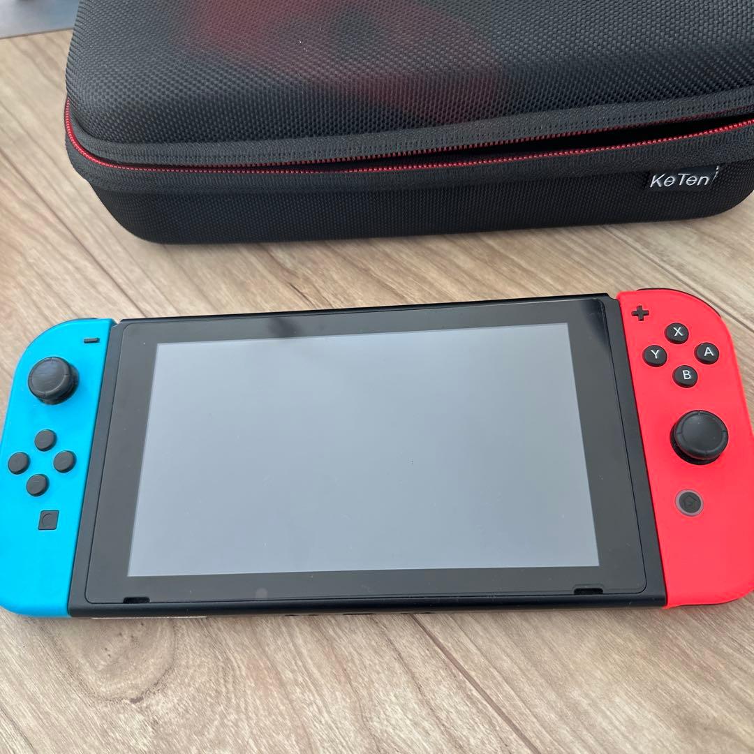 Nintendo Switch 本体 青/赤 + プロコントローラー + ケース