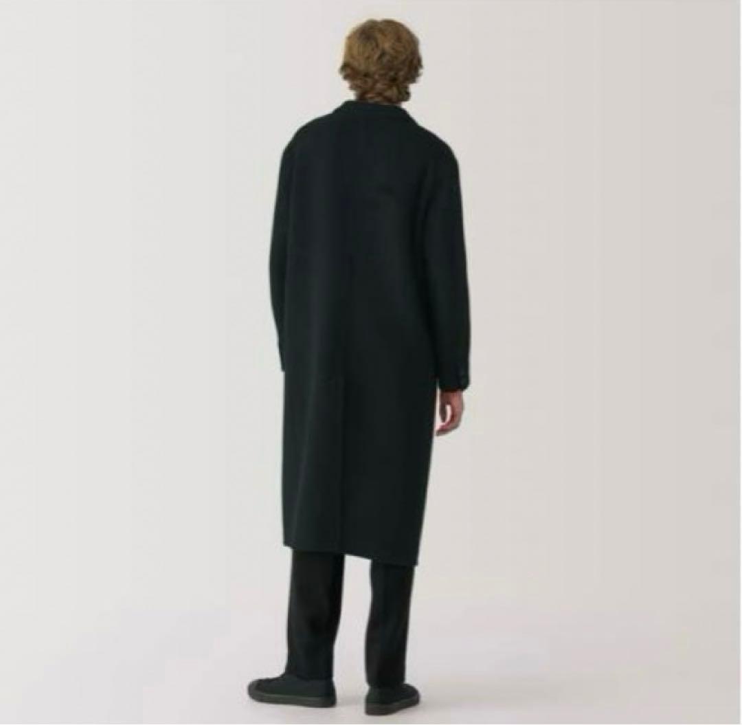 MUJI Labo カシミヤ混チェスターコート XL 黒 - メルカリ