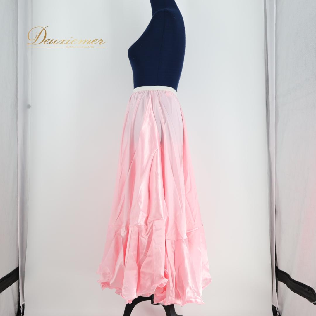 フラメンコ衣装】ピンク ペチコート ファルダ スカート 無地 シンプル