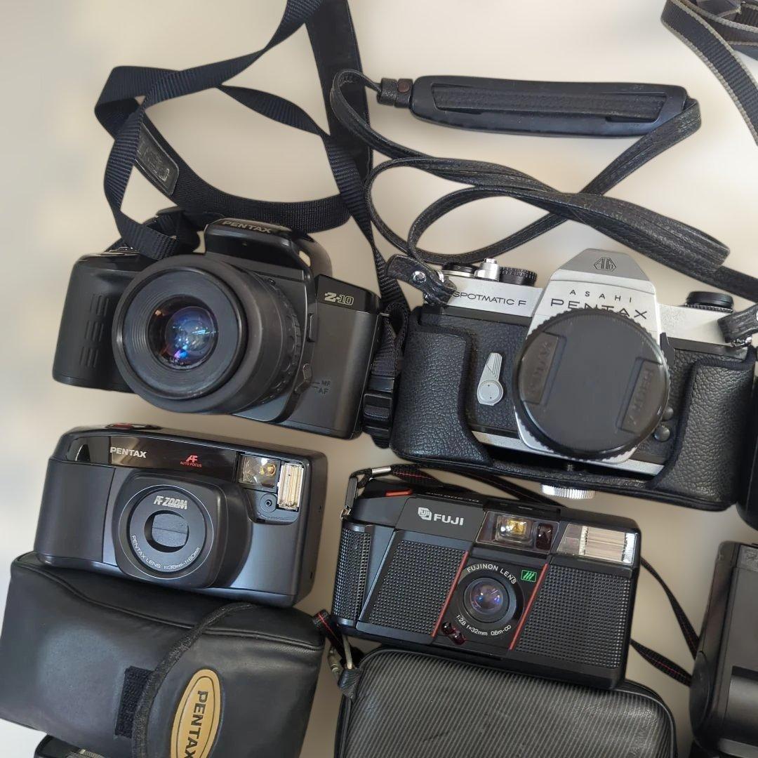 カメラ まとめ売り フィルムカメラ ストロボ レンズ 明日までの出品