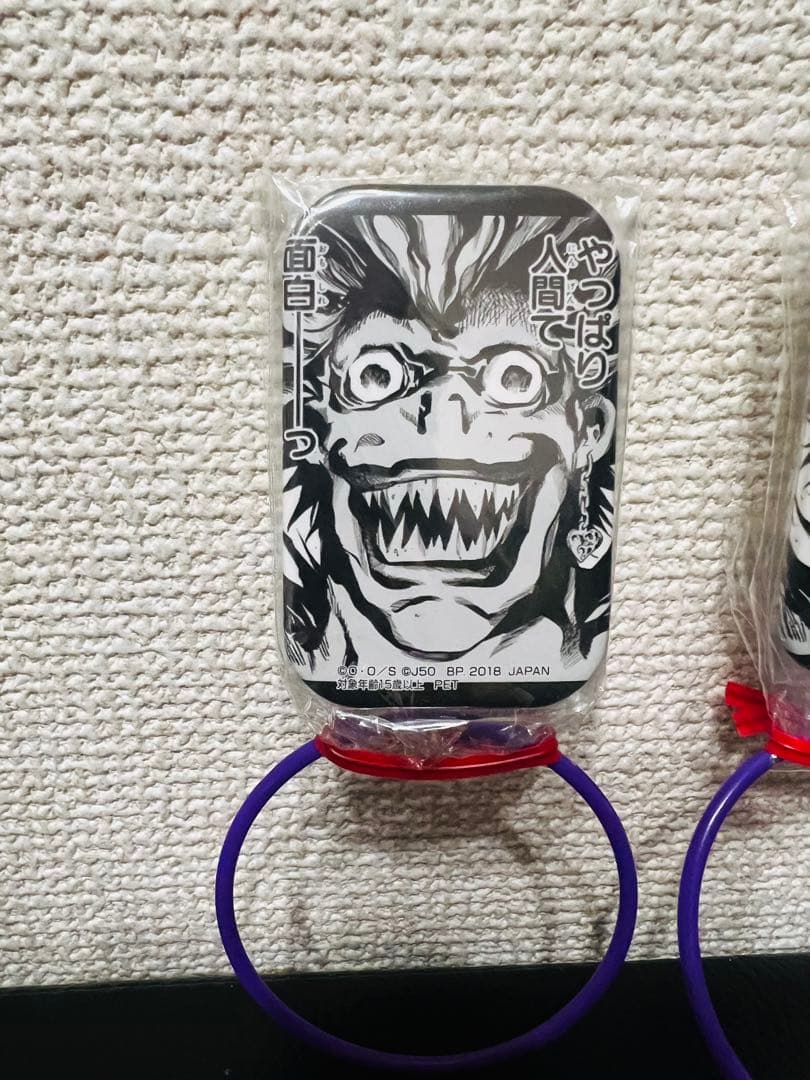 ジャンプ 50周年 スクエア缶バッチ DEATHNOTE デスノート リューク