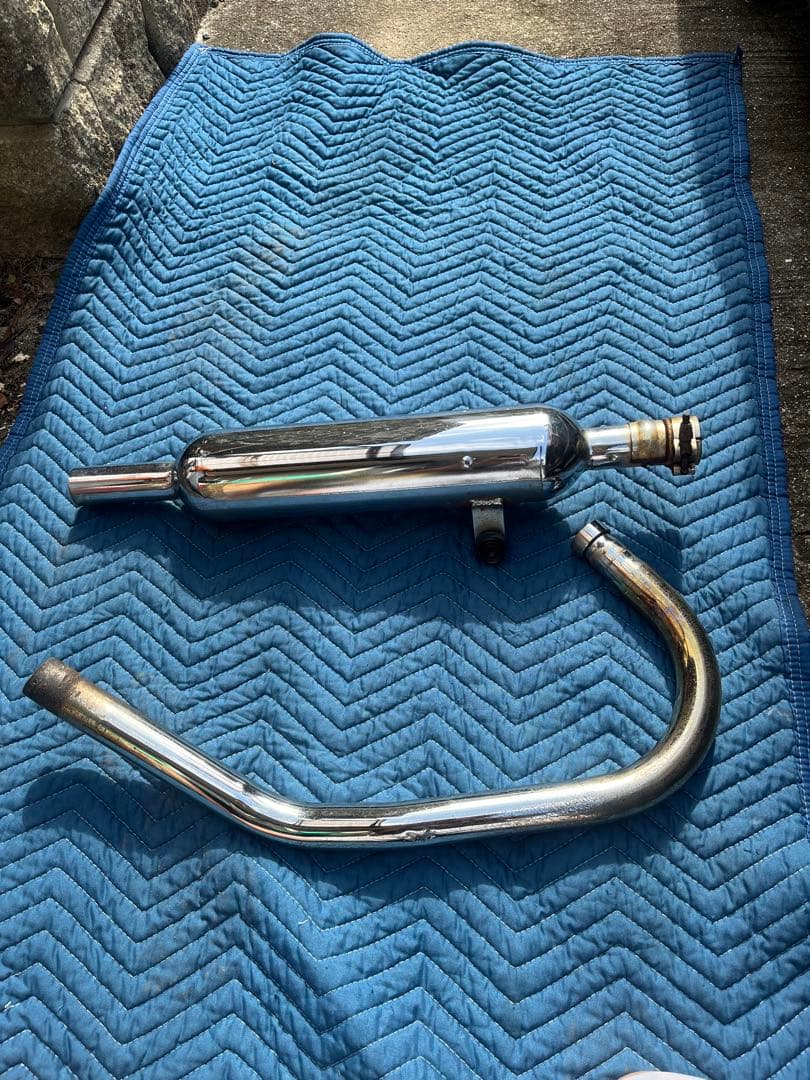 エストレヤ マフラー K297 カワサキ 純正 中古 バイク 部品 BJ250A カワサキ（Kawasaki） エストレヤ マフラー K297 純正 中古 バイク