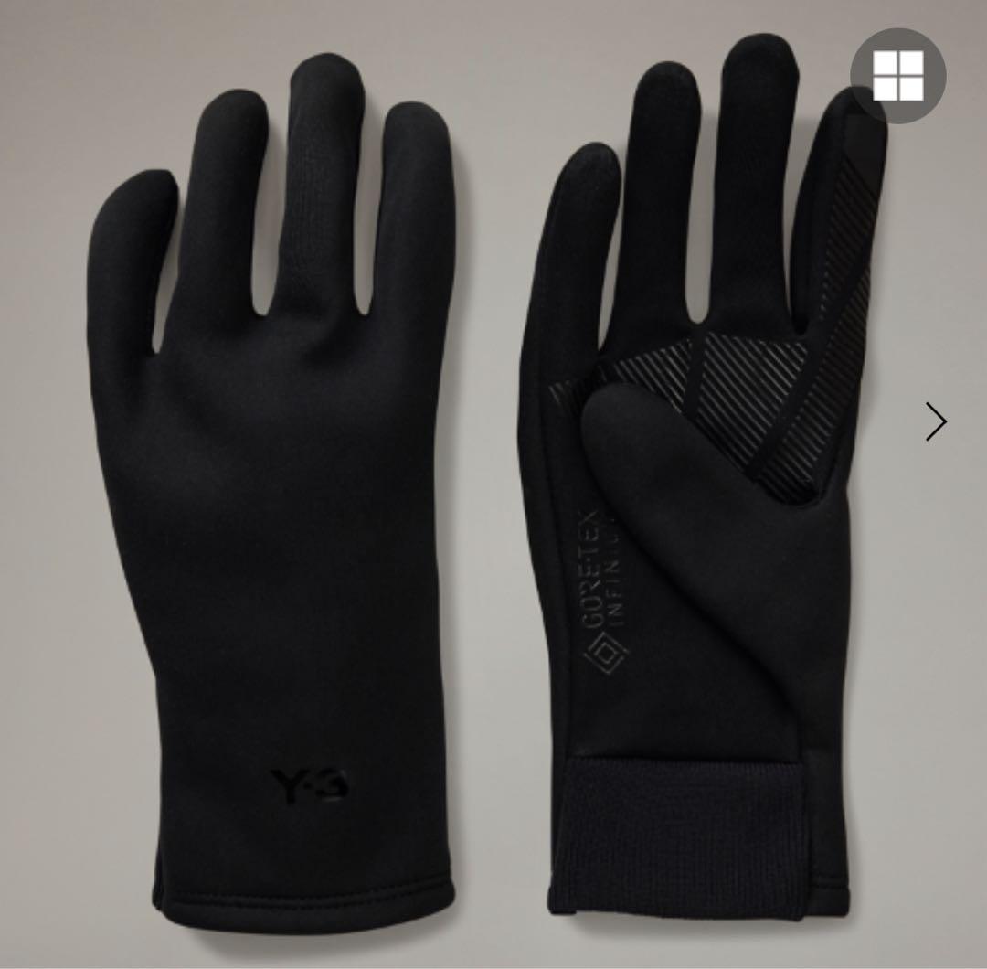 Y-3 GORE-TEX ブラック手袋 Y-3 GTX GLOVES Y-3 - 【ラスト1点】 Y-3 GORE-TEX GLOVES / ゴアテックス グローブズ
