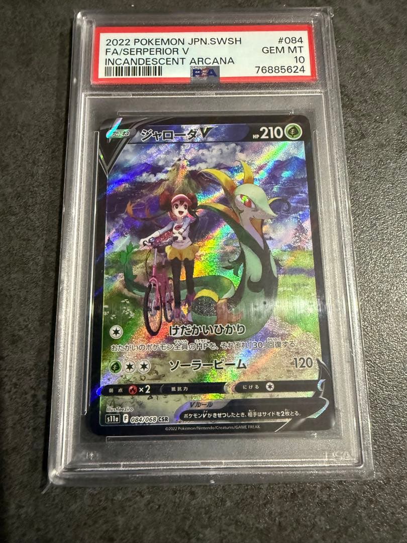 ポケモンカードゲーム ジャローダv csr PSA10
