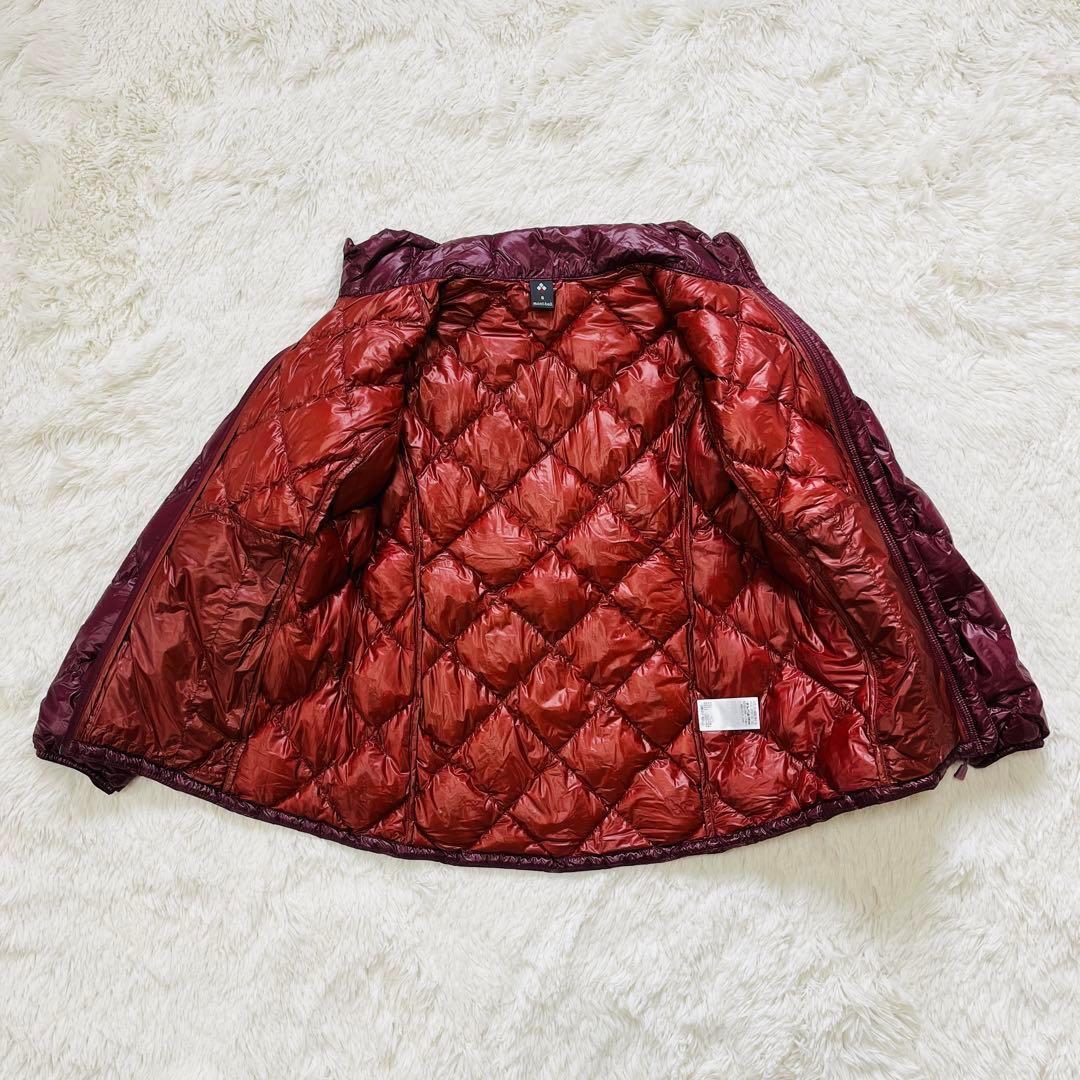 モンベル スペリオダウンジャケット レディース S ワインレッド