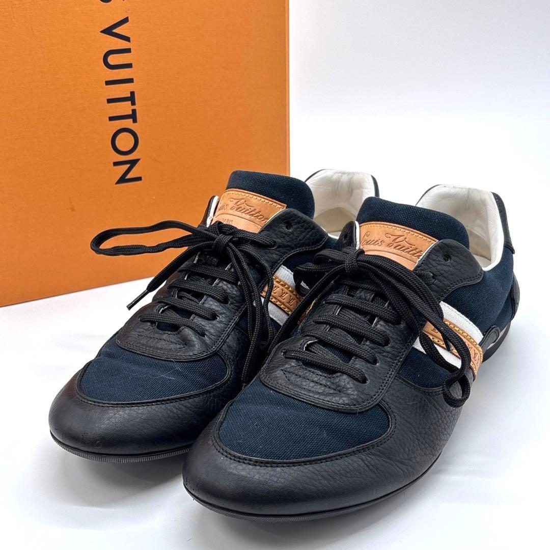 ルイヴィトン ジャーマントレーナー サイドラインスニーカー 26012609