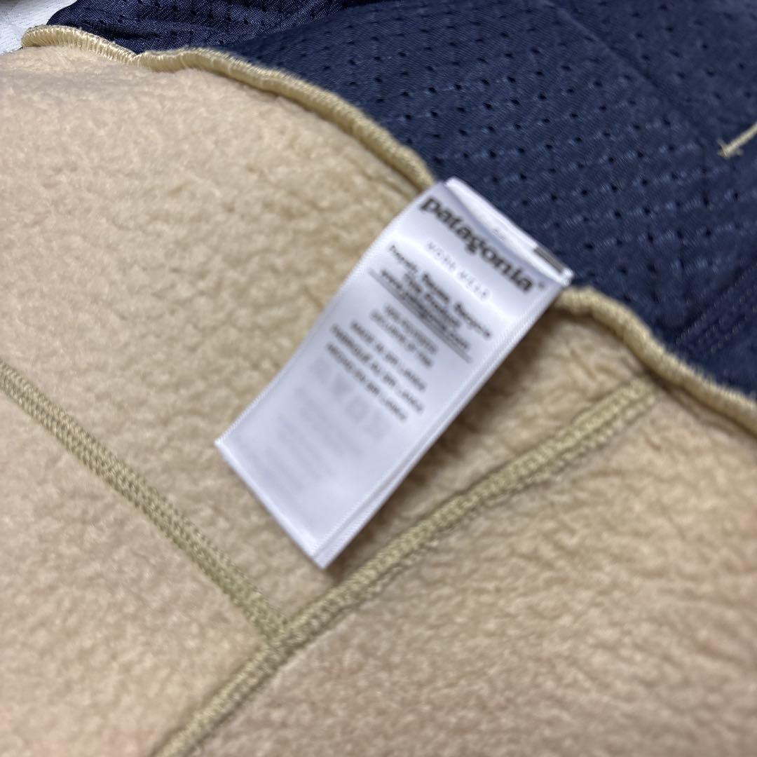 ✨美品✨パタゴニア レトロ・パイル フリースベスト ベージュ 胸ロゴ