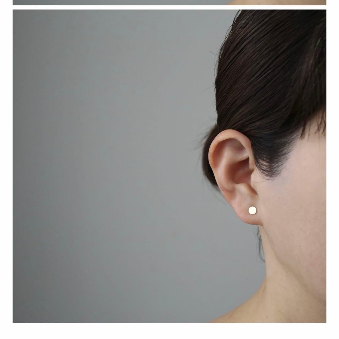 キャスリーン ウィテカー ゴールドサークルピアス 2個　14金