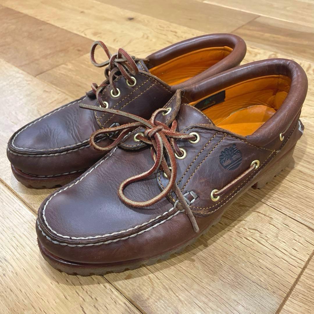 Timberland ティンバーランド 26㎝ 3EYE ブラウン - メルカリ