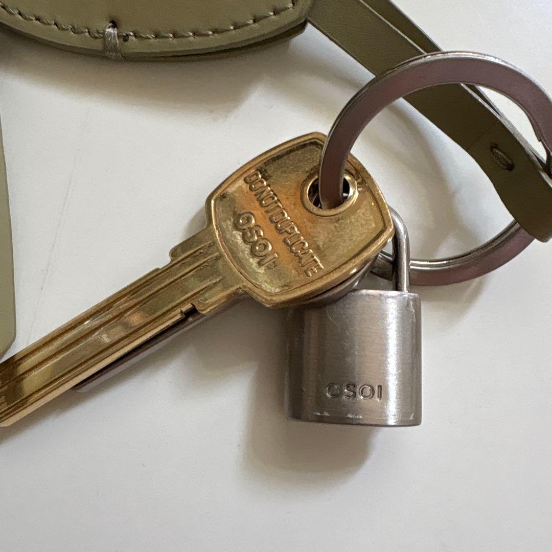 OSOI チャーム　リップケース　セージ