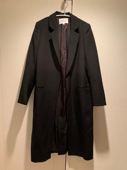 期間限定値下げ　ENFOLD チェスターコート ロングコート ENFOLD（エンフォルド） 16AW ウールチェスターコート グレー 36