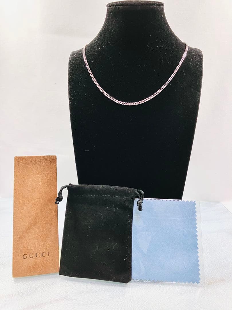 超美品】GUCCI 喜平チェーン ネックレス 男女兼用 SV925 2.7ミリ