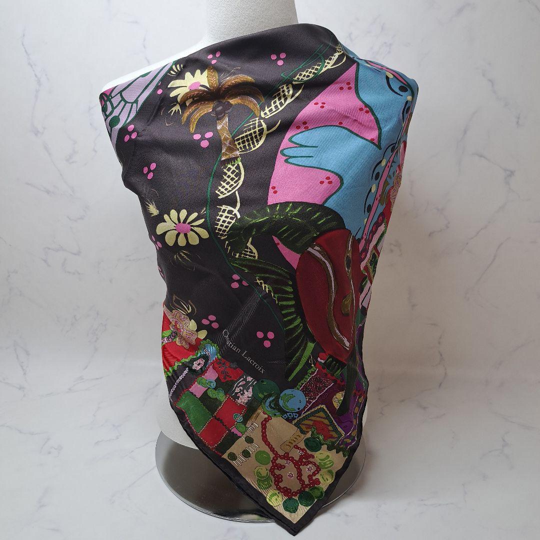 限定品生産終了 20251209 クリスチャンラクロワ スカーフ ハート ヤシ