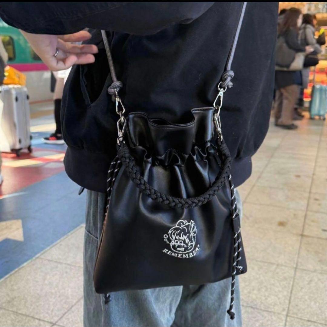 美品☆remember 2way Drawstring Bag 巾着バッグ - メルカリ