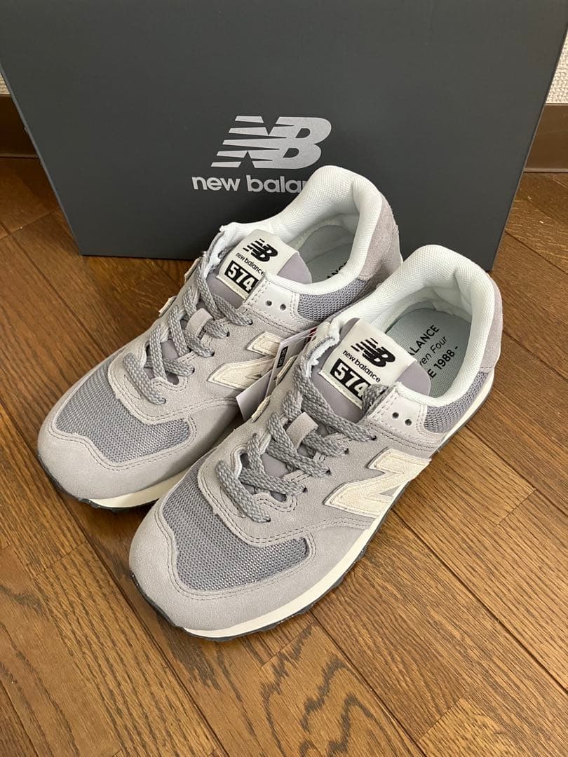 24.5cm ニューバランスU574 グレーカラー